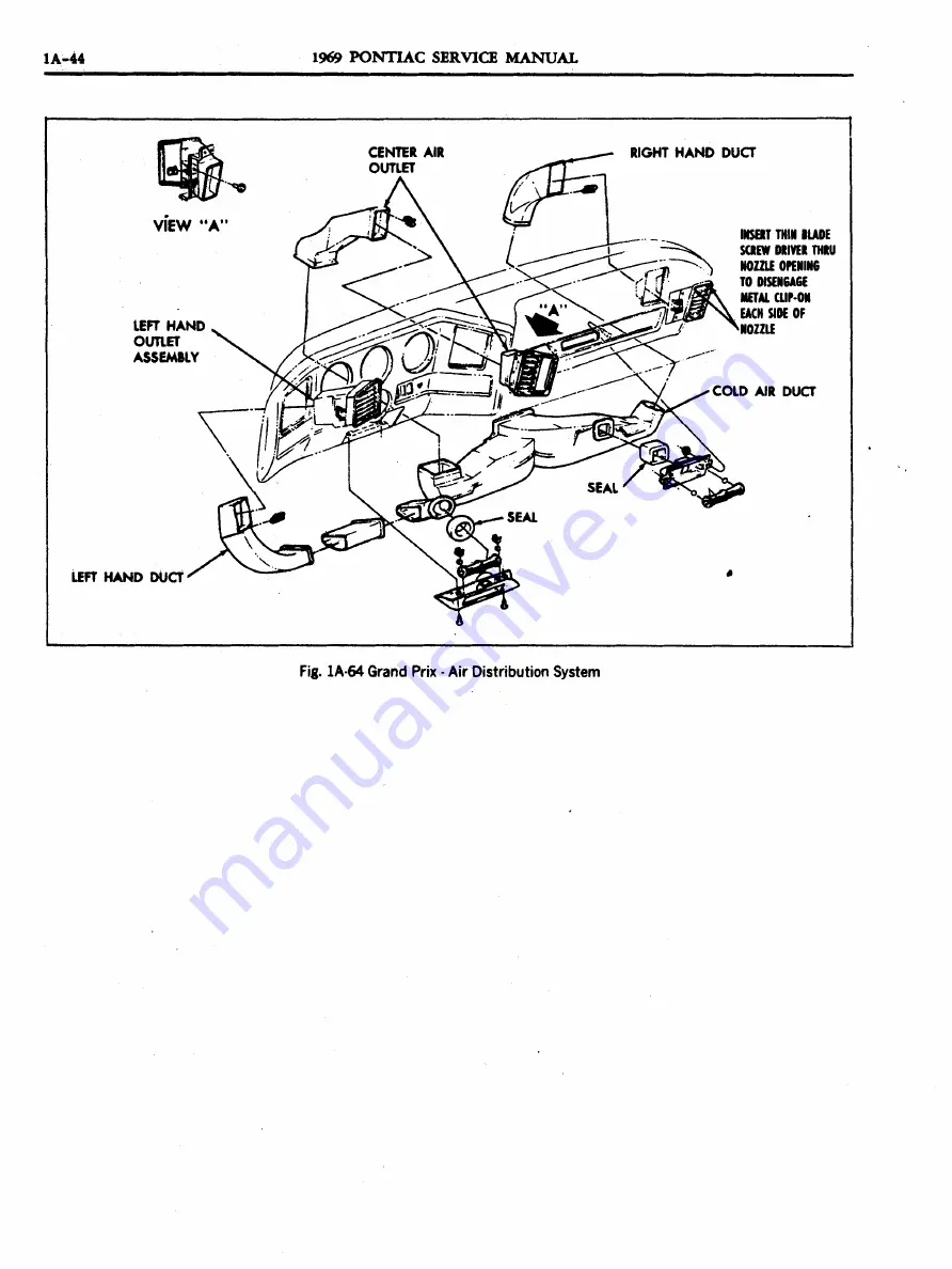 Pontiac 1969 Firebird Service Manual Download Page 71