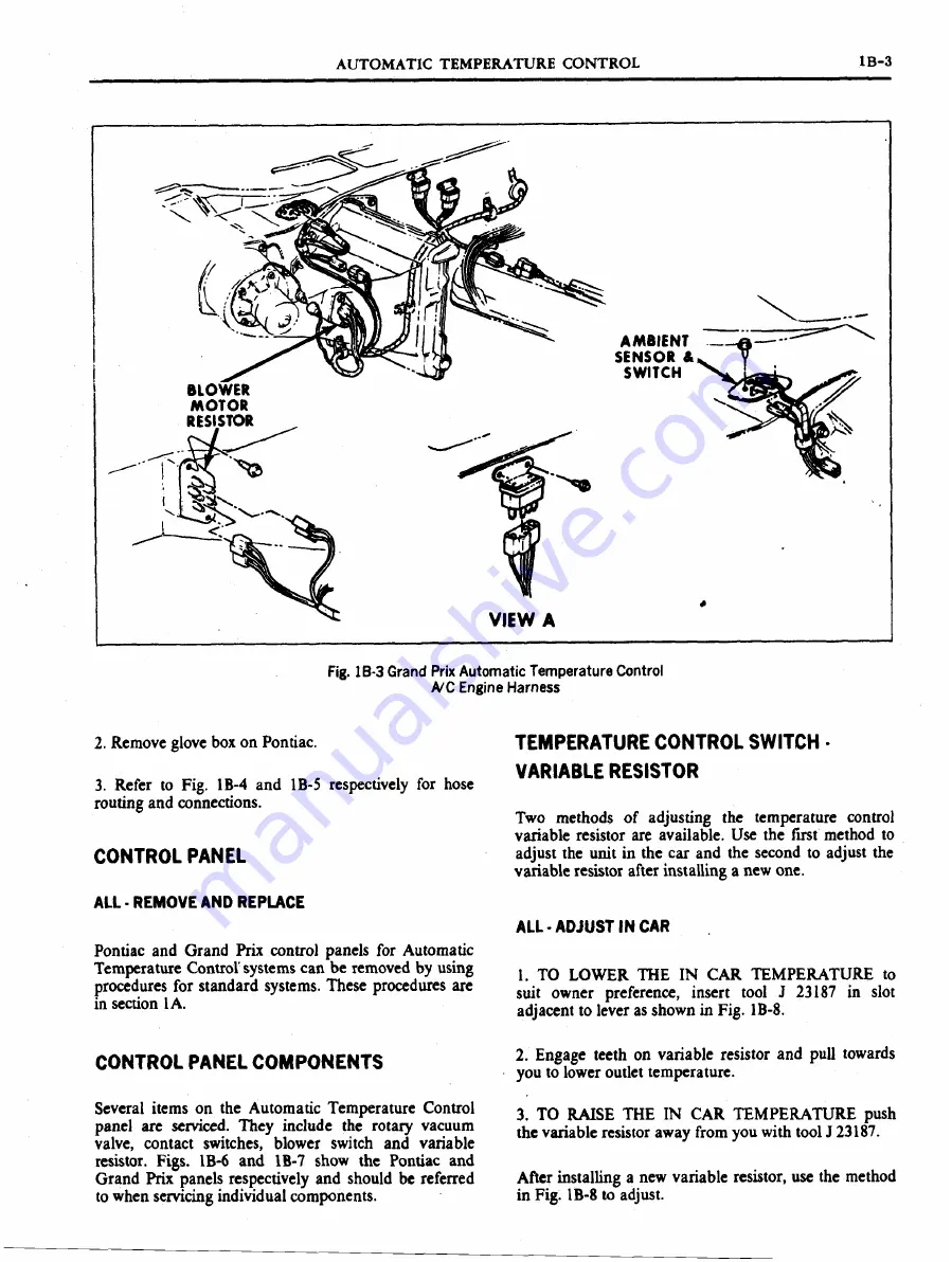 Pontiac 1969 Firebird Service Manual Download Page 80