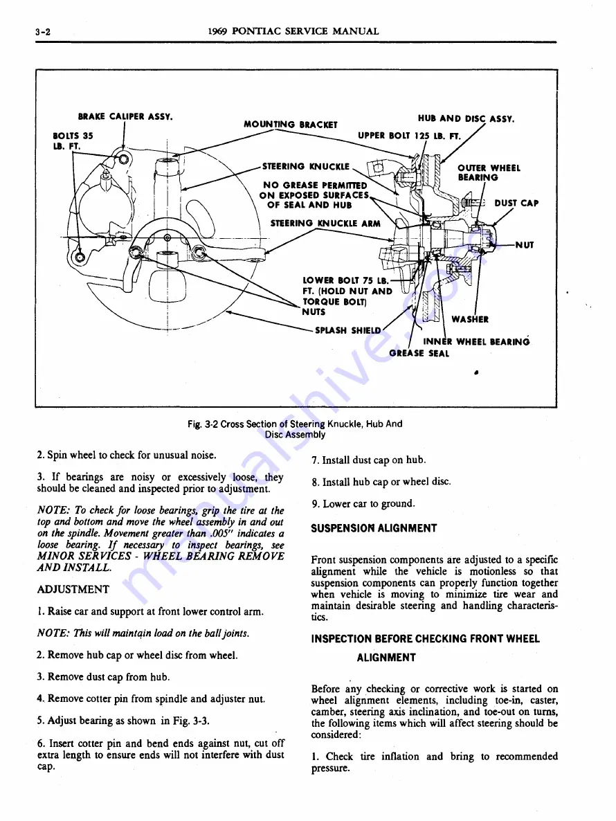 Pontiac 1969 Firebird Скачать руководство пользователя страница 99