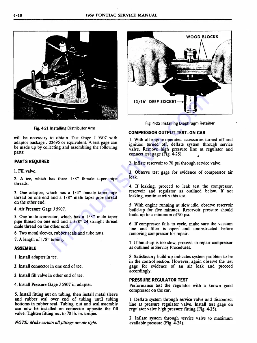 Pontiac 1969 Firebird Service Manual Download Page 131