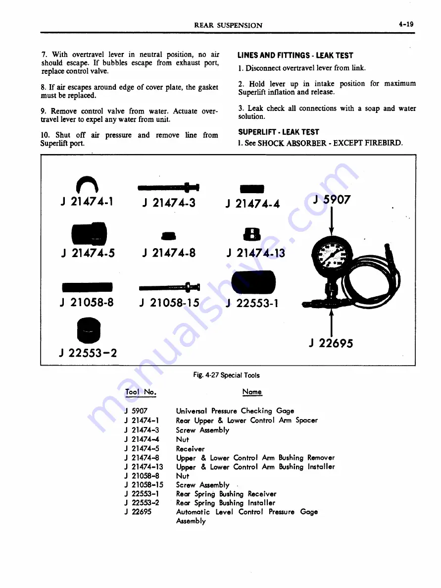 Pontiac 1969 Firebird Service Manual Download Page 134