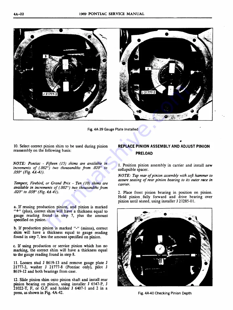 Pontiac 1969 Firebird Service Manual Download Page 157