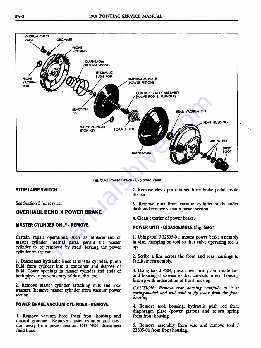 Pontiac 1969 Firebird Service Manual Download Page 206