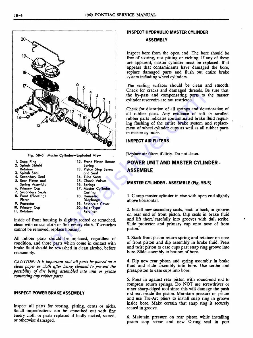 Pontiac 1969 Firebird Service Manual Download Page 208