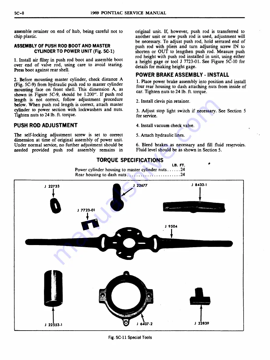 Pontiac 1969 Firebird Service Manual Download Page 219