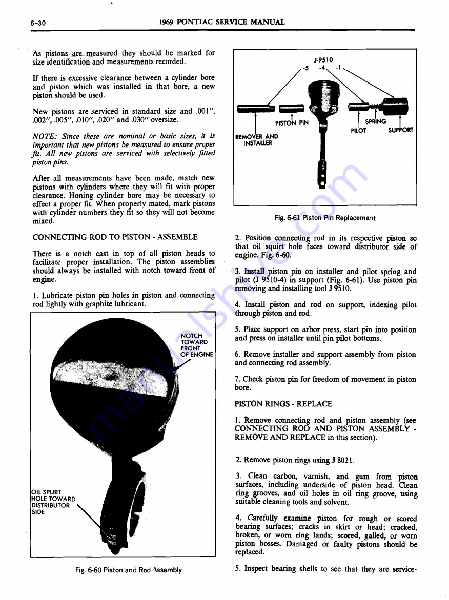 Pontiac 1969 Firebird Service Manual Download Page 269