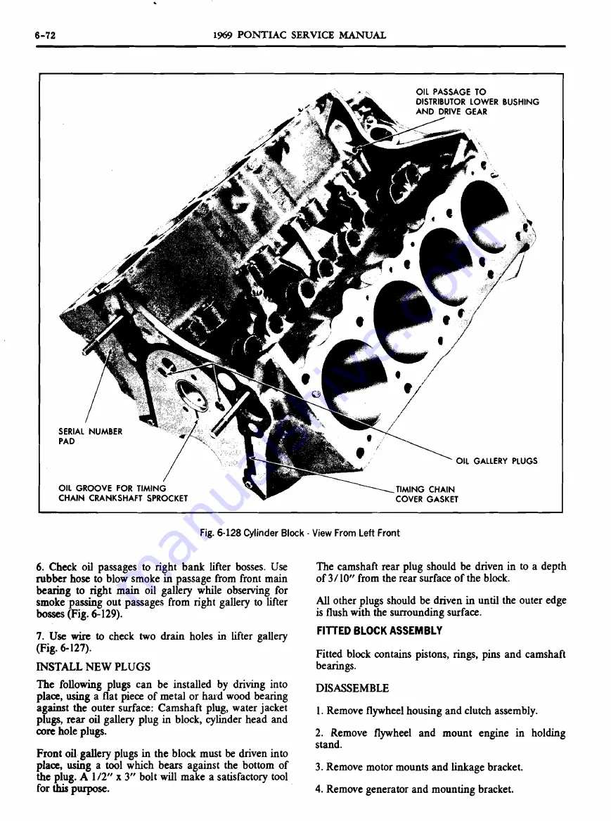 Pontiac 1969 Firebird Service Manual Download Page 311