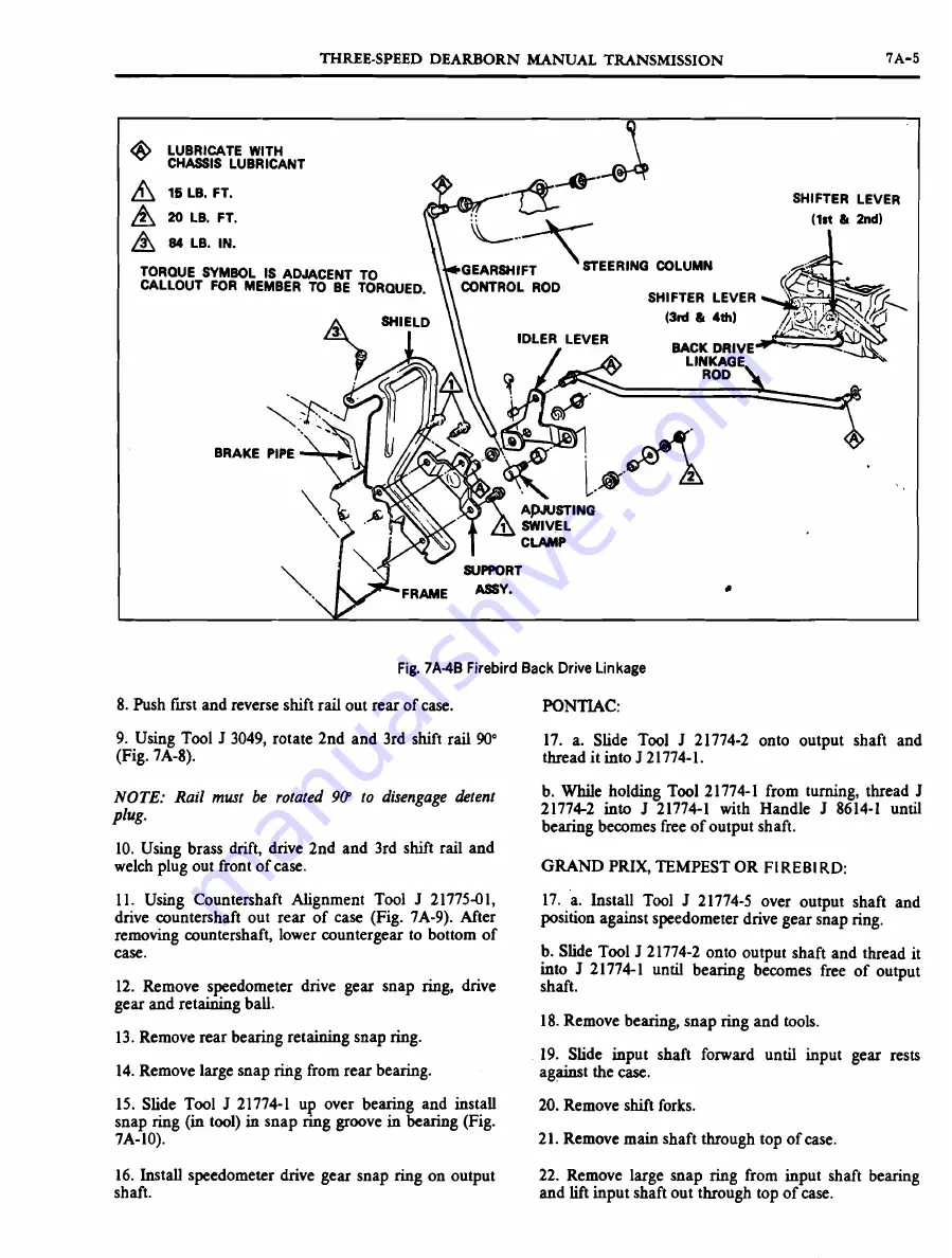 Pontiac 1969 Firebird Service Manual Download Page 412