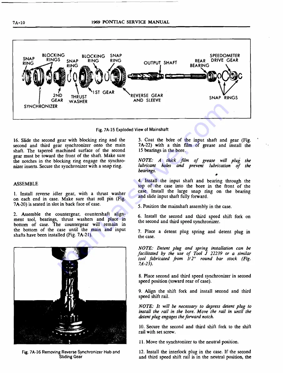 Pontiac 1969 Firebird Service Manual Download Page 417