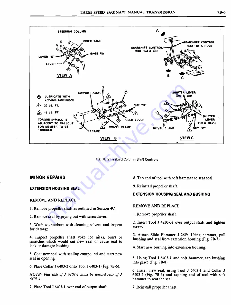 Pontiac 1969 Firebird Service Manual Download Page 424