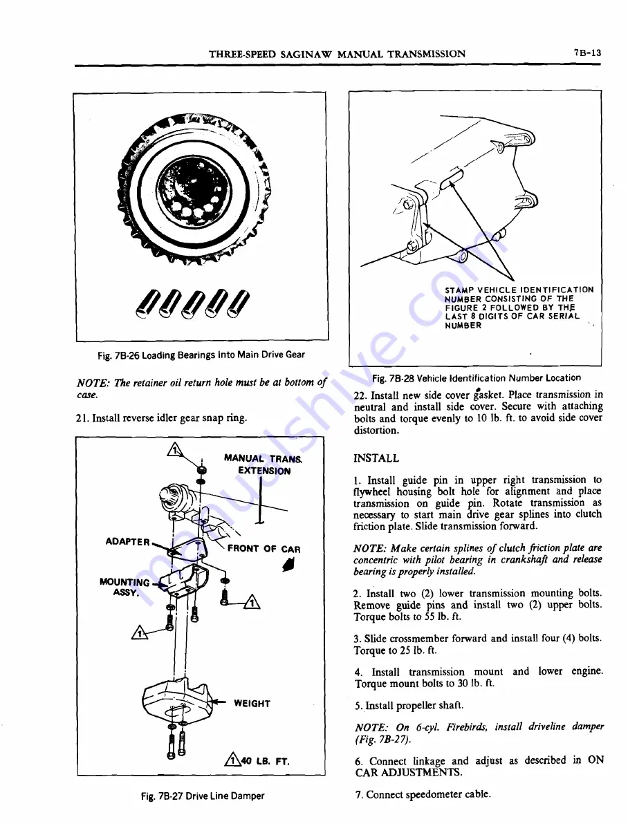 Pontiac 1969 Firebird Service Manual Download Page 434