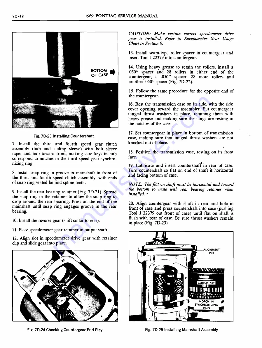 Pontiac 1969 Firebird Service Manual Download Page 457