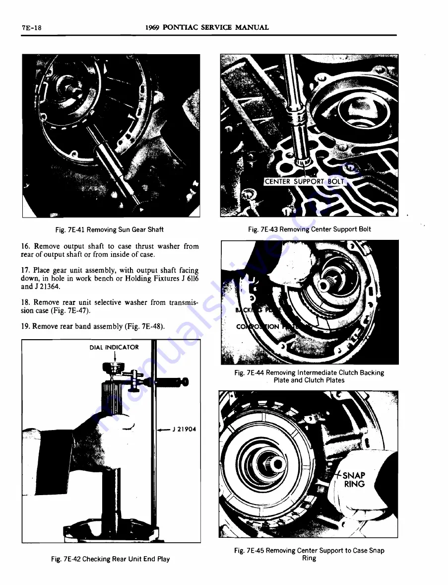 Pontiac 1969 Firebird Service Manual Download Page 478