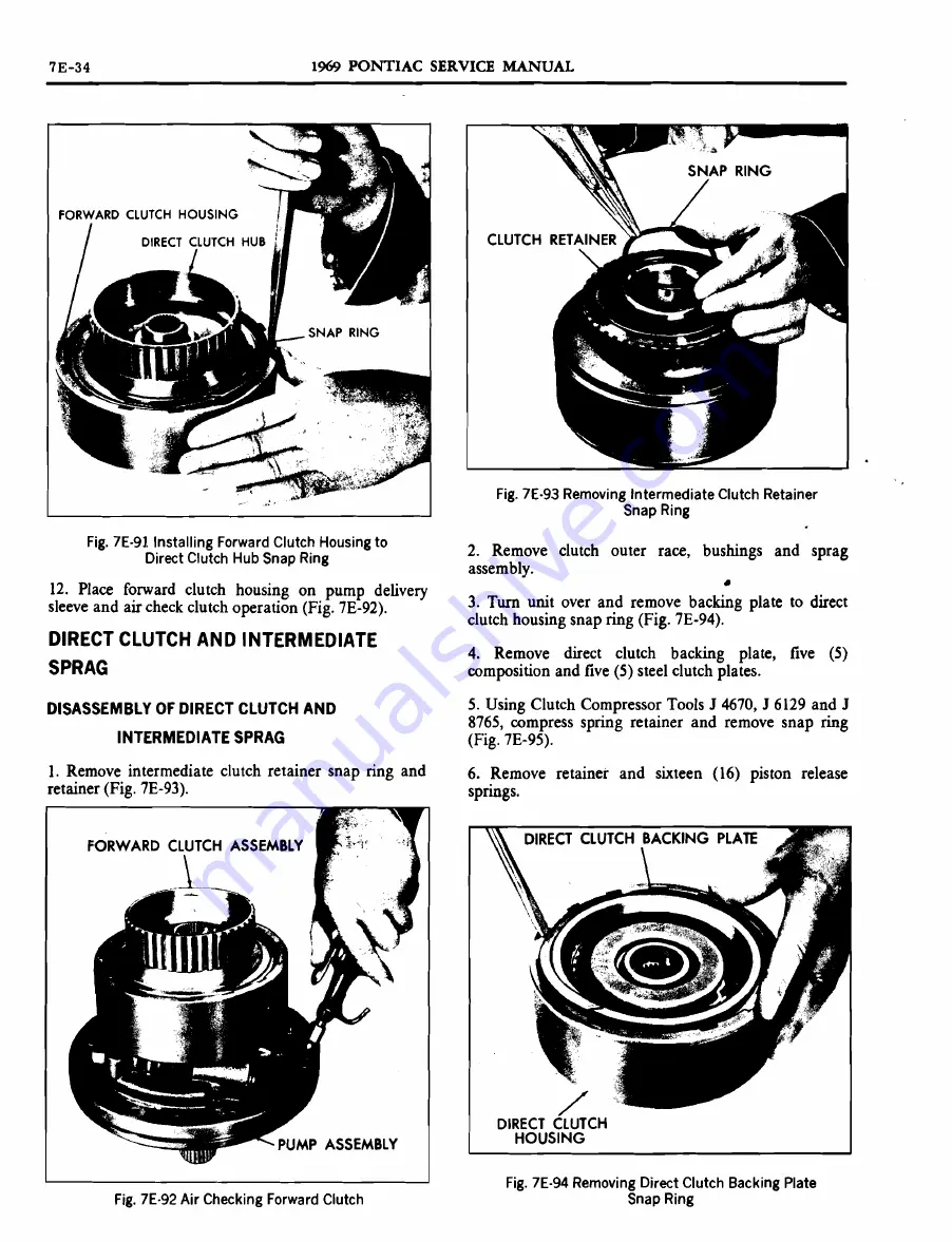 Pontiac 1969 Firebird Service Manual Download Page 494