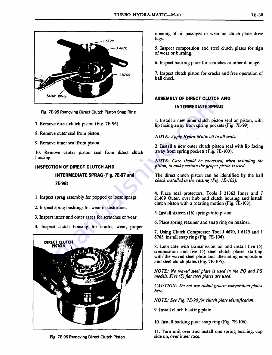 Pontiac 1969 Firebird Service Manual Download Page 495