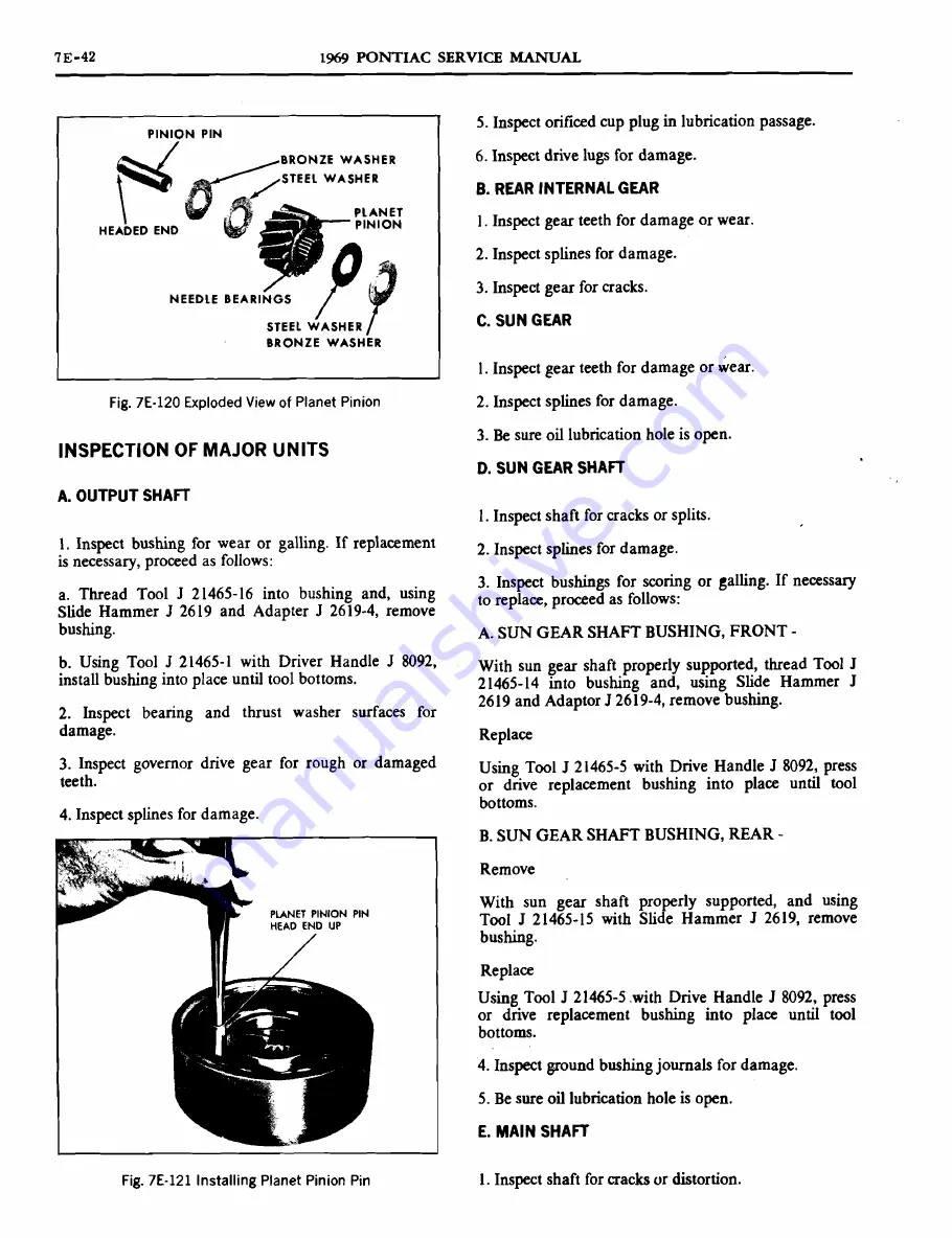 Pontiac 1969 Firebird Service Manual Download Page 502