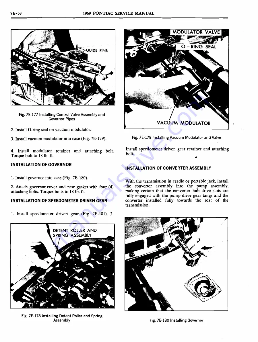 Pontiac 1969 Firebird Service Manual Download Page 518