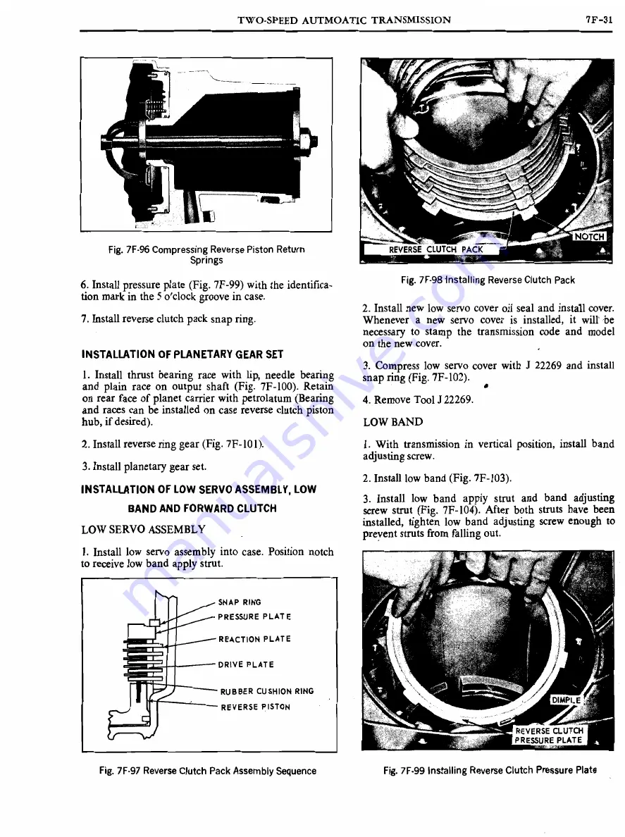 Pontiac 1969 Firebird Service Manual Download Page 555