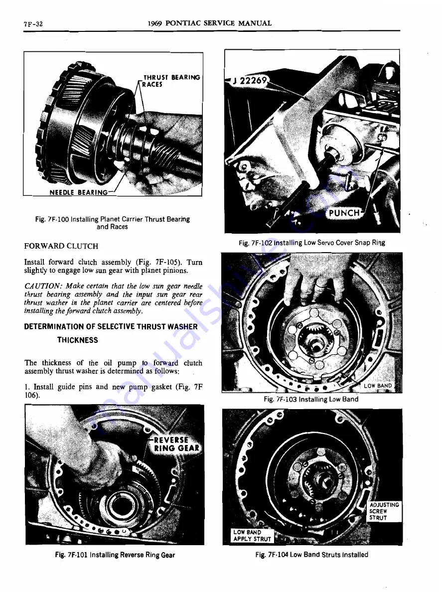 Pontiac 1969 Firebird Service Manual Download Page 556