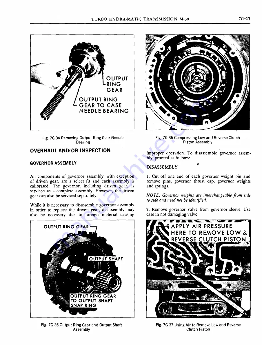 Pontiac 1969 Firebird Service Manual Download Page 580