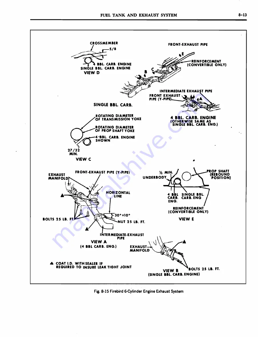 Pontiac 1969 Firebird Service Manual Download Page 629