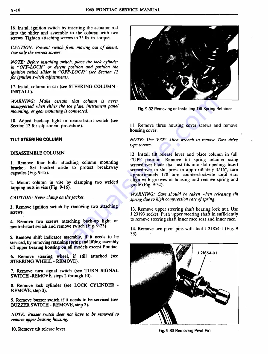 Pontiac 1969 Firebird Service Manual Download Page 655