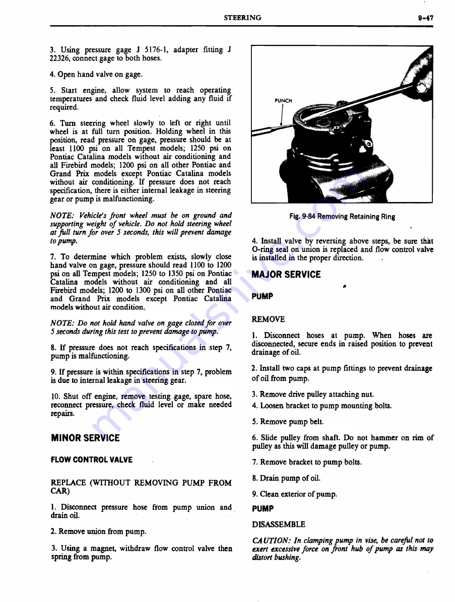 Pontiac 1969 Firebird Service Manual Download Page 686