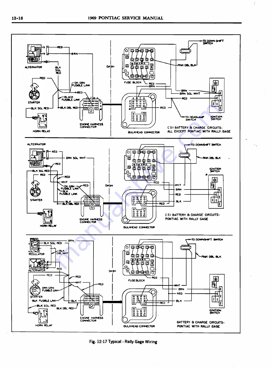 Pontiac 1969 Firebird Service Manual Download Page 732