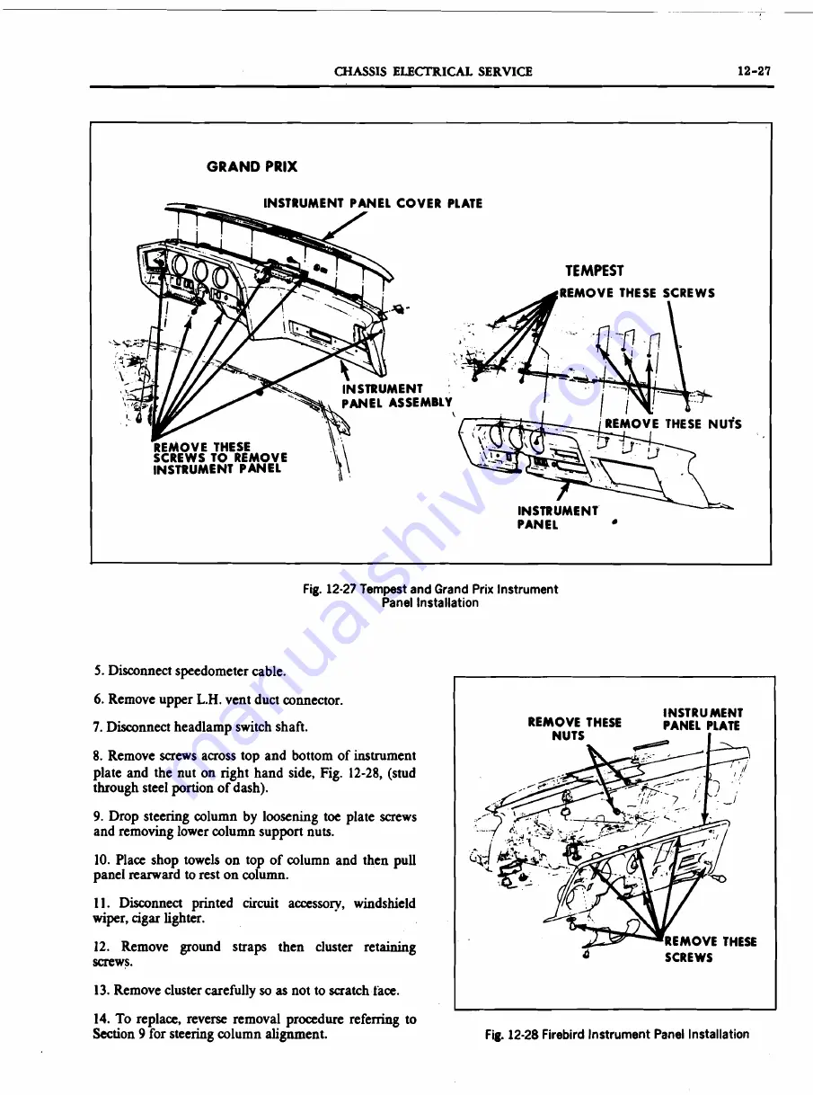 Pontiac 1969 Firebird Service Manual Download Page 741