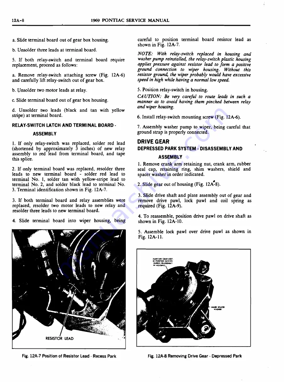 Pontiac 1969 Firebird Service Manual Download Page 761