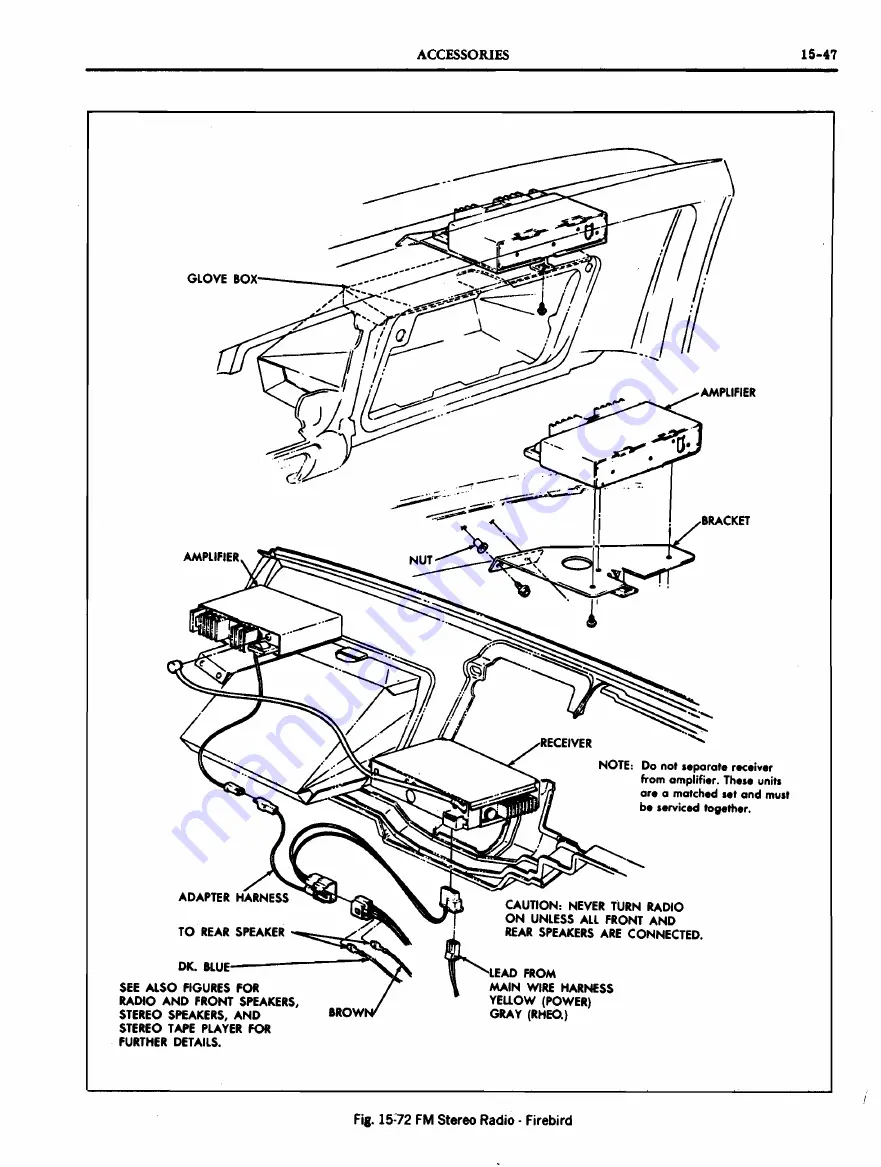 Pontiac 1969 Firebird Service Manual Download Page 838