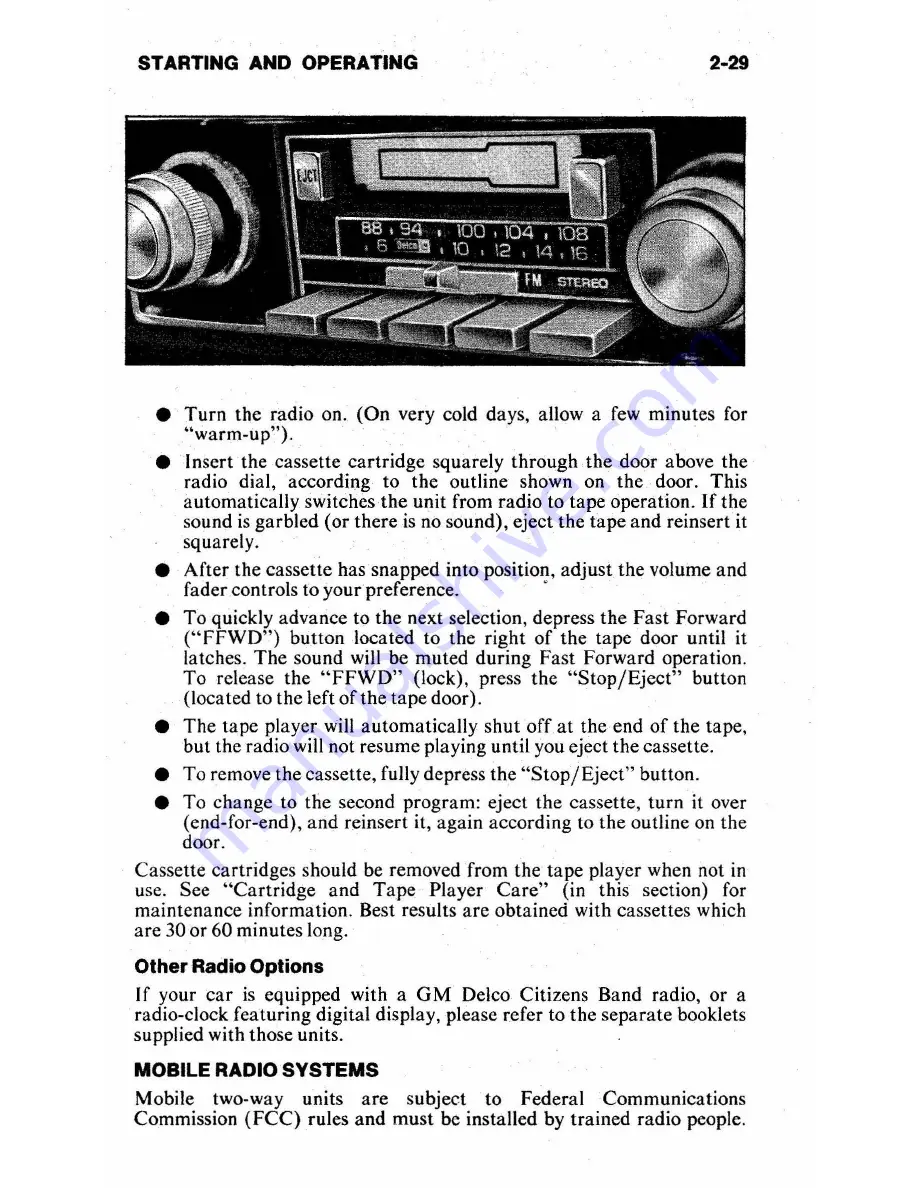 Pontiac 1979 Firebird Owner'S Manual Download Page 47