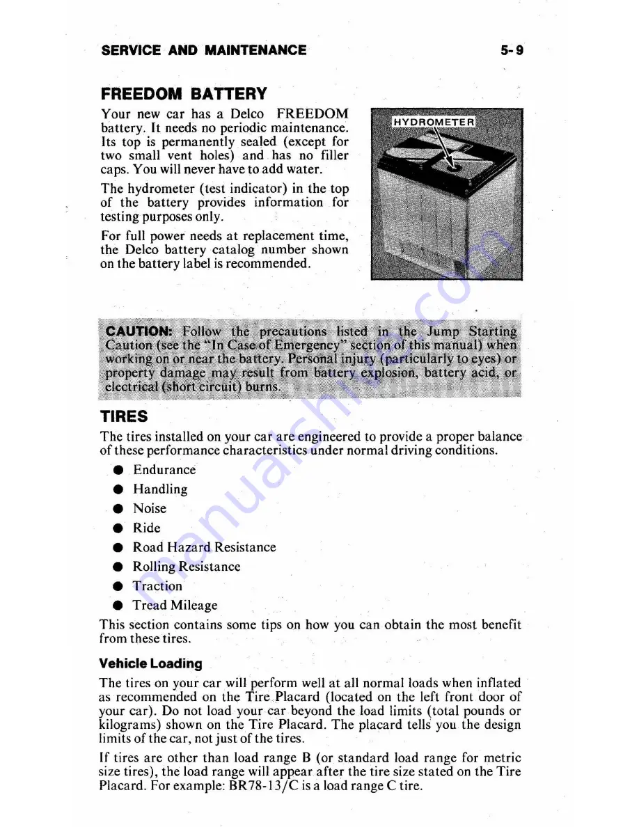 Pontiac 1979 Firebird Owner'S Manual Download Page 76