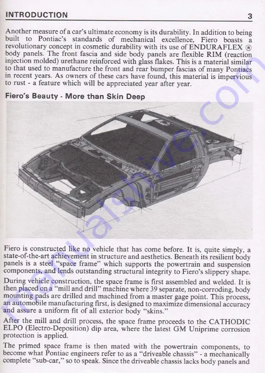 Pontiac 1987 Fiero Скачать руководство пользователя страница 5