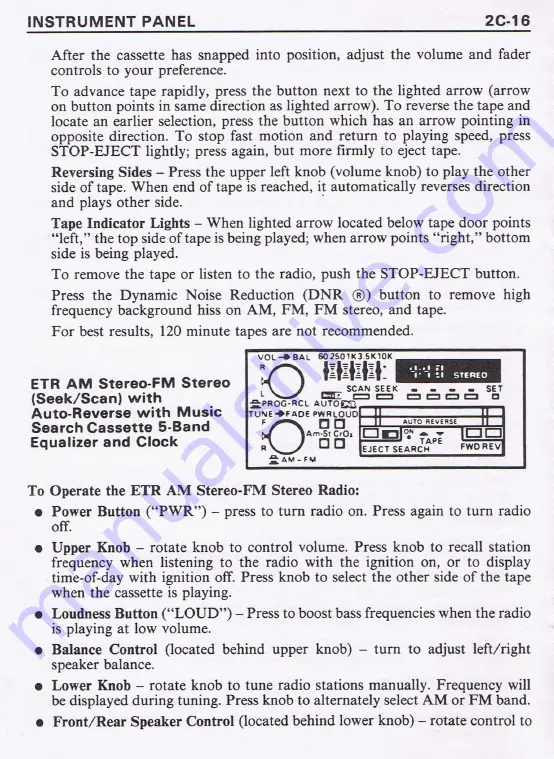 Pontiac 1987 Fiero Owner'S Manual Download Page 58