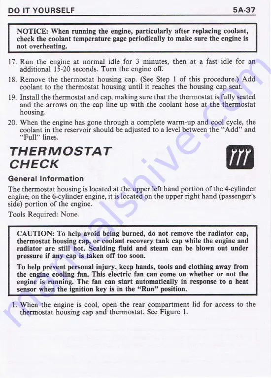 Pontiac 1987 Fiero Owner'S Manual Download Page 149