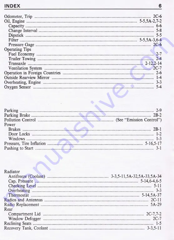 Pontiac 1987 Fiero Owner'S Manual Download Page 177