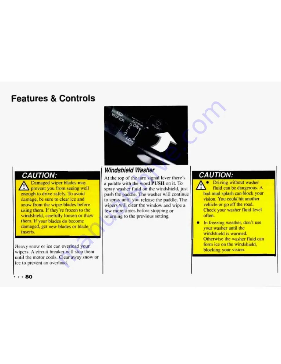 Pontiac 1993 Firebird Owner'S Manual Download Page 81