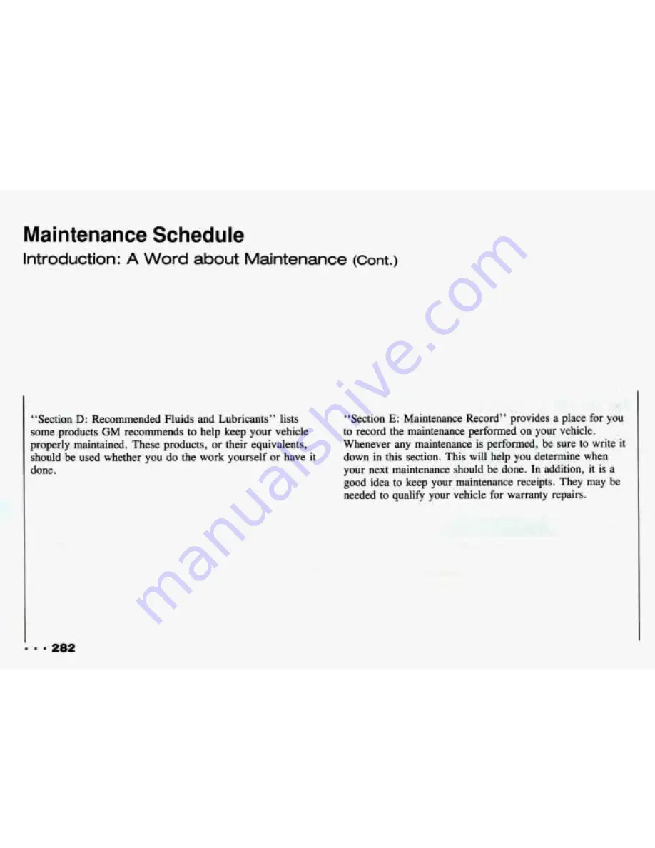 Pontiac 1993 Firebird Owner'S Manual Download Page 283