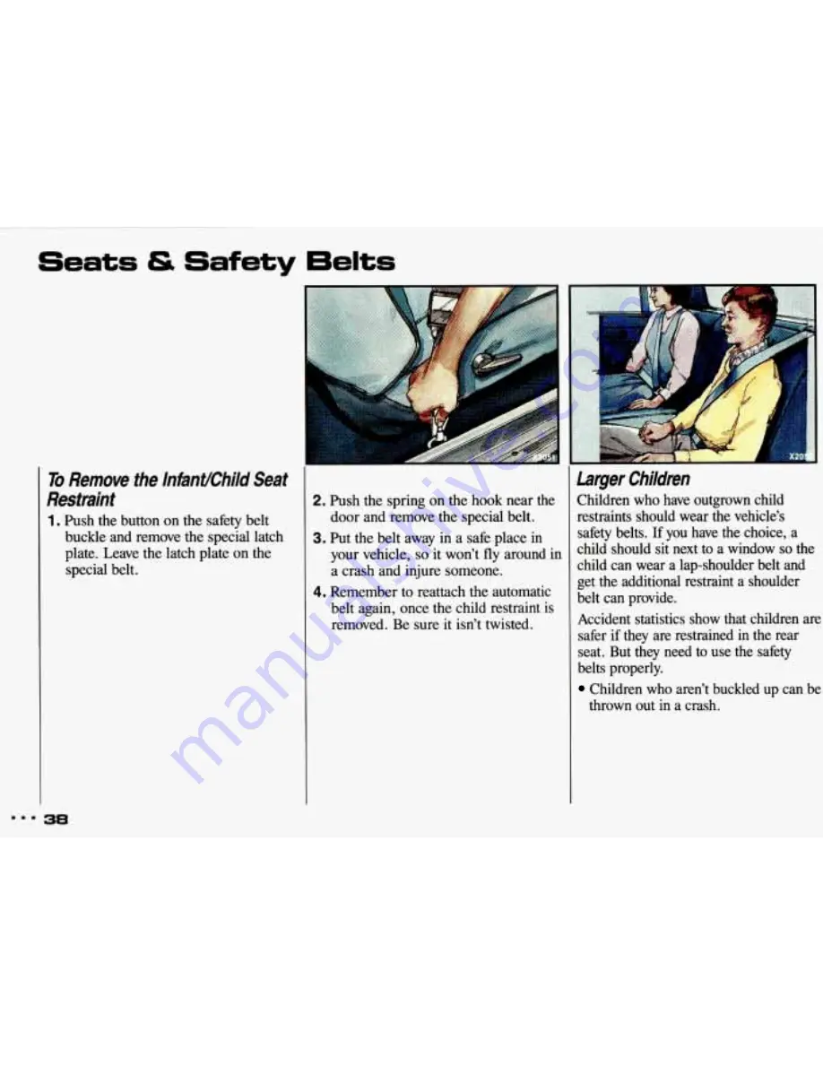 Pontiac 1993 Sunbird Owner'S Manual Download Page 39