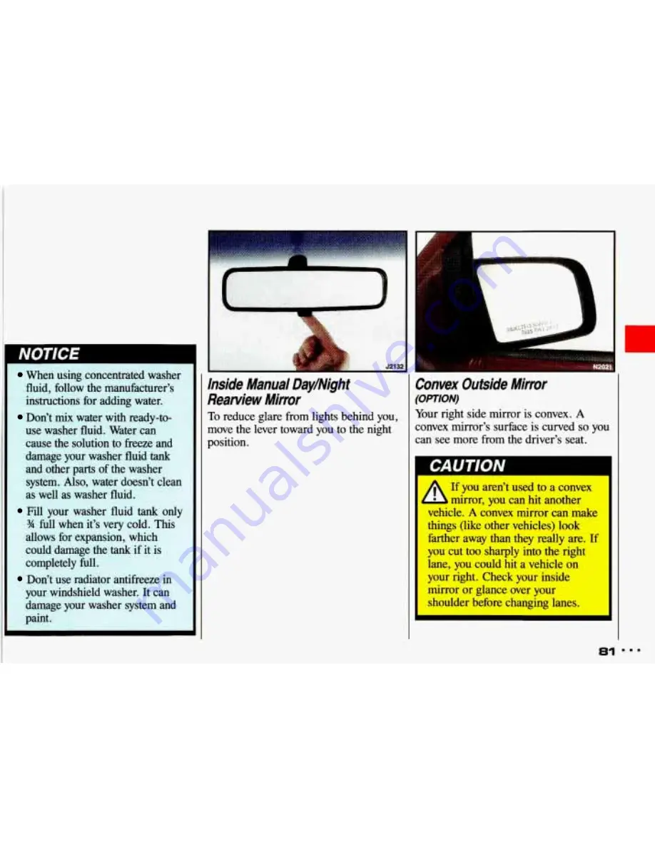 Pontiac 1993 Sunbird Owner'S Manual Download Page 82