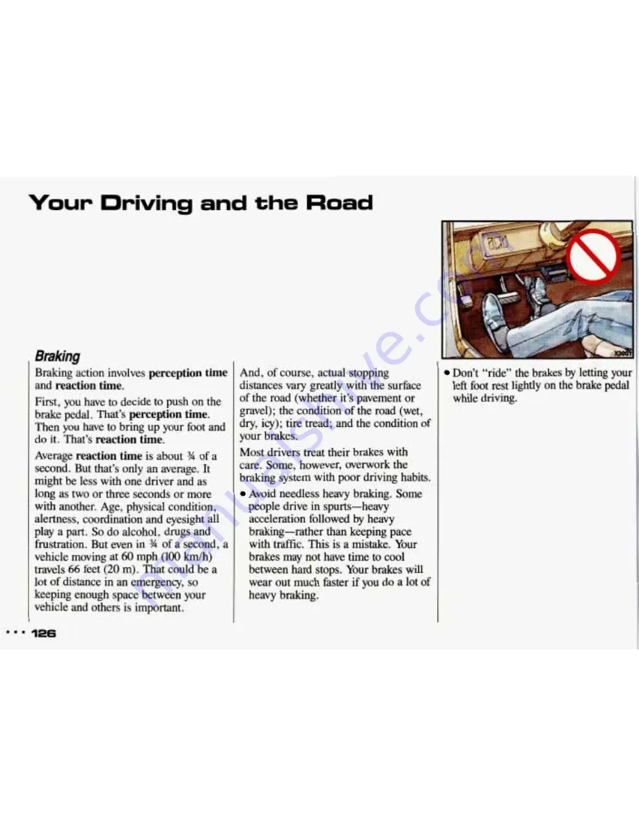 Pontiac 1993 Sunbird Owner'S Manual Download Page 127