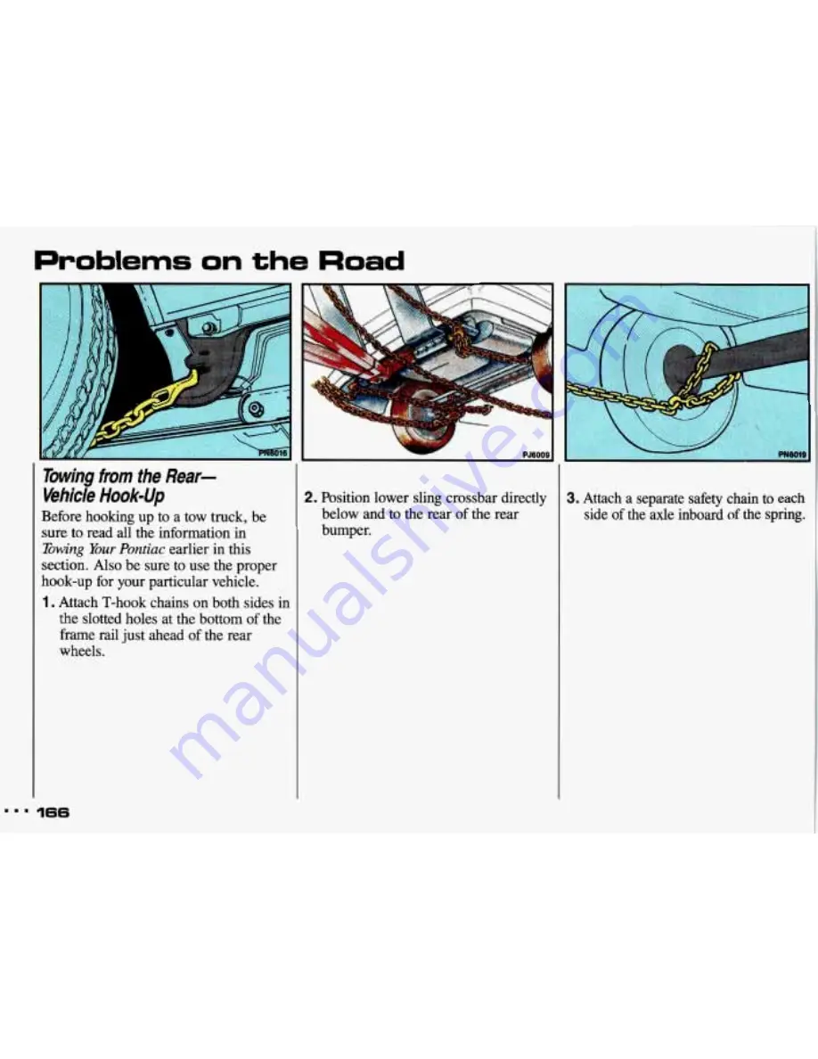 Pontiac 1993 Sunbird Owner'S Manual Download Page 167