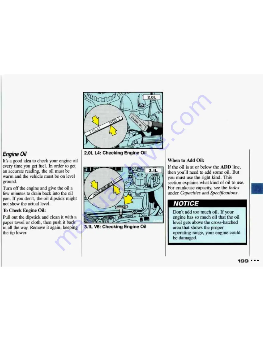 Pontiac 1993 Sunbird Owner'S Manual Download Page 200