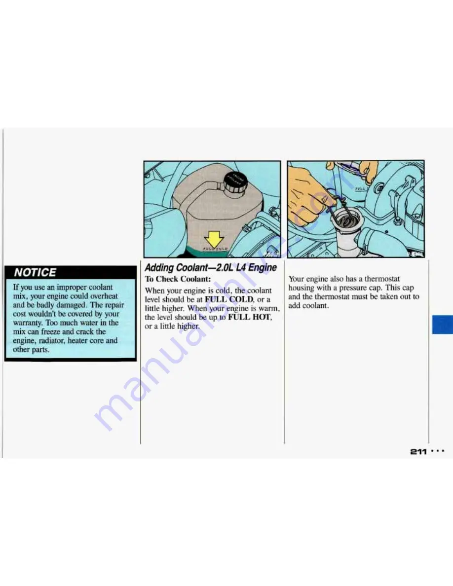 Pontiac 1993 Sunbird Owner'S Manual Download Page 212