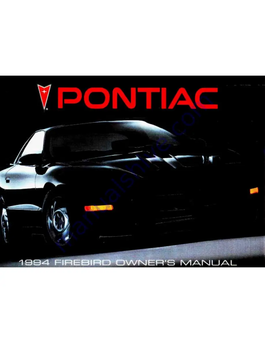 Pontiac 1994 Firebird Скачать руководство пользователя страница 1