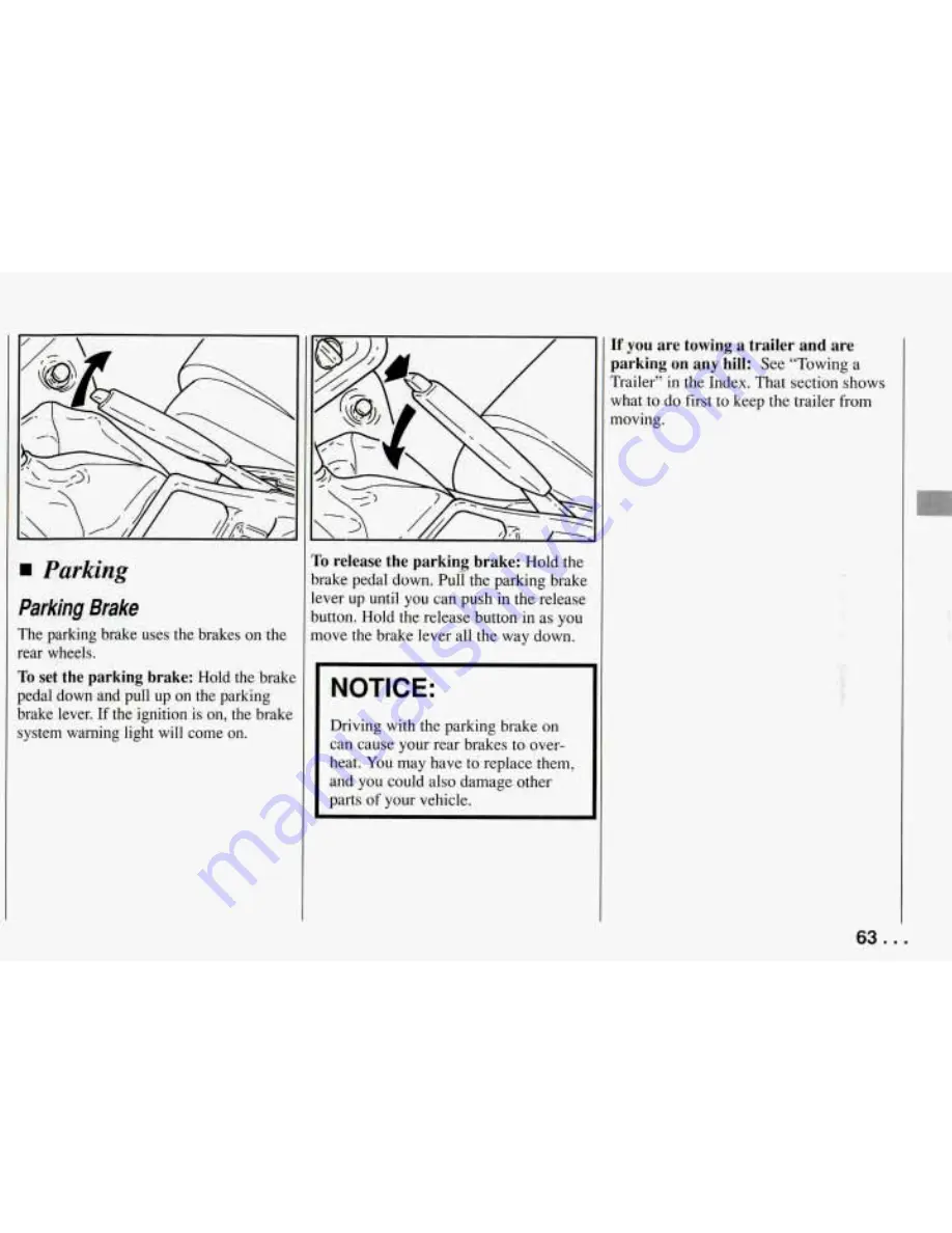 Pontiac 1994 Firebird Owner'S Manual Download Page 64