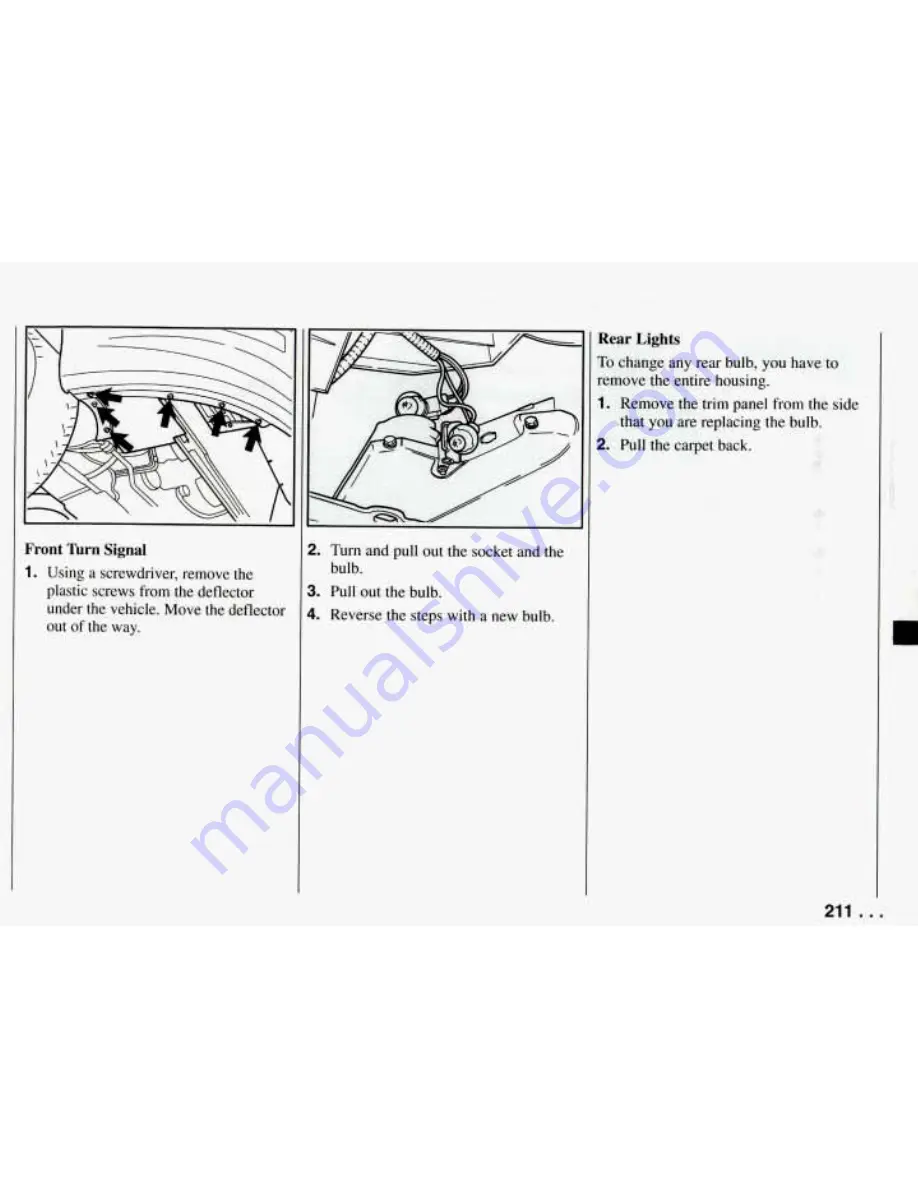 Pontiac 1994 Firebird Owner'S Manual Download Page 212