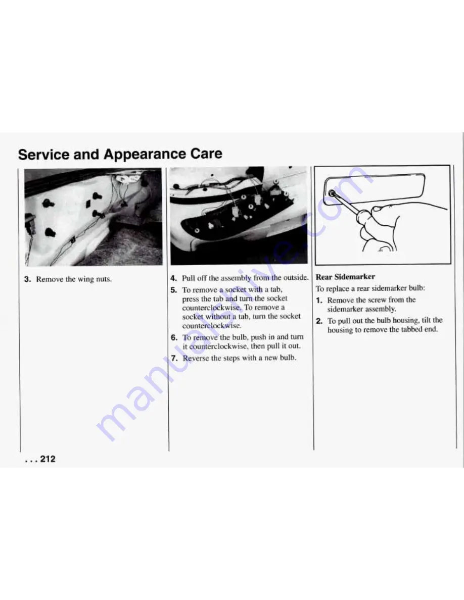 Pontiac 1994 Firebird Owner'S Manual Download Page 213