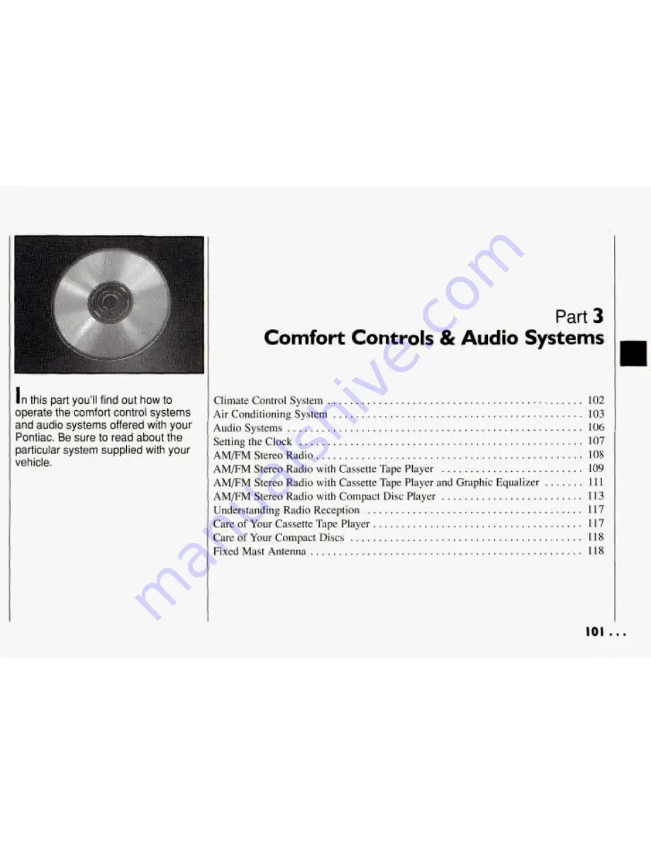 Pontiac 1994 Grand Am Owner'S Manual Download Page 102